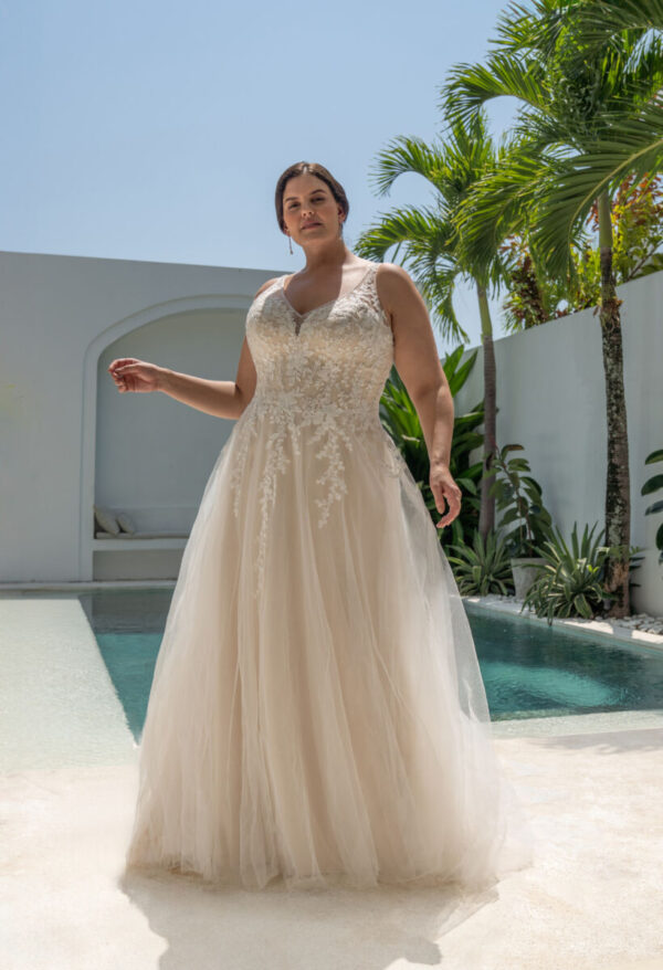 Brautkleid in Übergröße